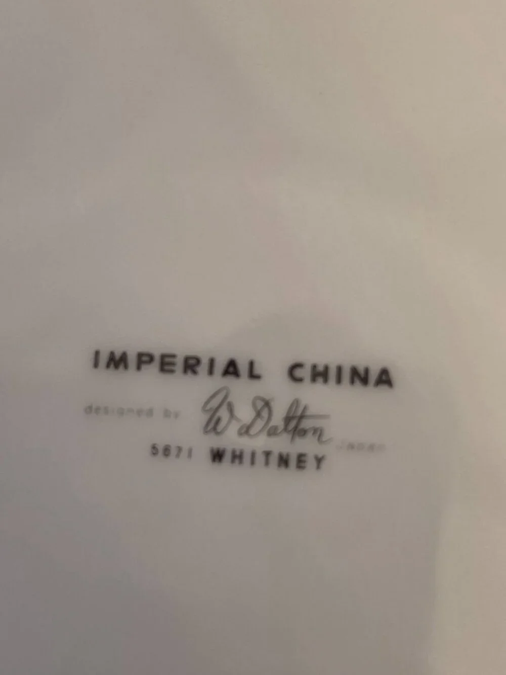 Whitney by Imperial Japan 5671 (4) 10 3/8